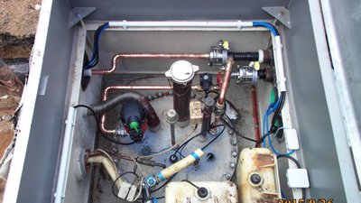 Verlegung von doppelwandigen FSR - Rohrleitungen für Heizöl & Diesel Anbindung Notstromanlage an vorhandene Heizölbehälter