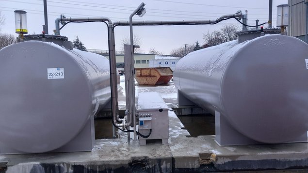 GGB mit Umschaltverteiler für 2 Tanks