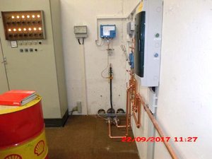 Lecküberwachung der doppelwandigen FSR - Leitungen für Heizöl und Diesel Anbindung der Kraftstoffver-sorgungsanlage der Notstromanlage an die vorhandenen Heizölbehälter